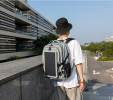 Solar power generation business backpack.  30L, 10W, 5V / 3A, 9V / 2A fast charging, 5000 mAh energy storage, YKK zipper, high-end waterproof, 210D po