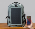 Solar power generation business backpack.  30L, 10W, 5V / 3A, 9V / 2A fast charging, 5000 mAh energy storage, YKK zipper, high-end waterproof, 210D po