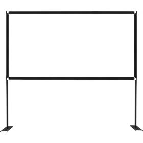 VEVOR Projector Screen with Stand 100inch Portable Movie Screen 16:9 4K HD Wide Angle Projector Screen Stand Easy Assembly with Storage Bag for Home T