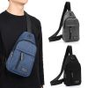 Mens Sling Bag Cross Body Handbag Chest Bag Shoulder Pack Sports Travel Backpack