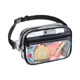 Clear Fanny Pack Pvc Belt Bag For Women Men Transparent Waist Pouch With Adjustable Strap For Concerts Sports Festivals Travel