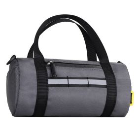 Outdoor Bicycle Multi-Purpose Handlebar Bag (Color: Gray, Type: Bike Bag)