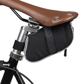 Outdoor Cycling Saddle Bag for Mountain Bike and Road Bicycle (Color: Gray, Type: Bike Bag)