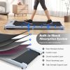 2 in 1 Under Desk Electric Treadmill 2.5HP, with Bluetooth APP and speaker, Remote Control, Display, Walking Jogging Running Machine Fitness Equipment